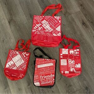 Lululemon reusable tote set of 4